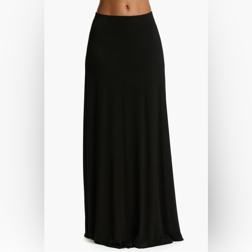 Naked Wardrobe Smooth Flare Maxi Skirt